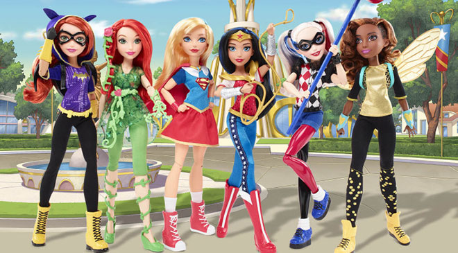 Boneca DC Superhero girls Arlequina