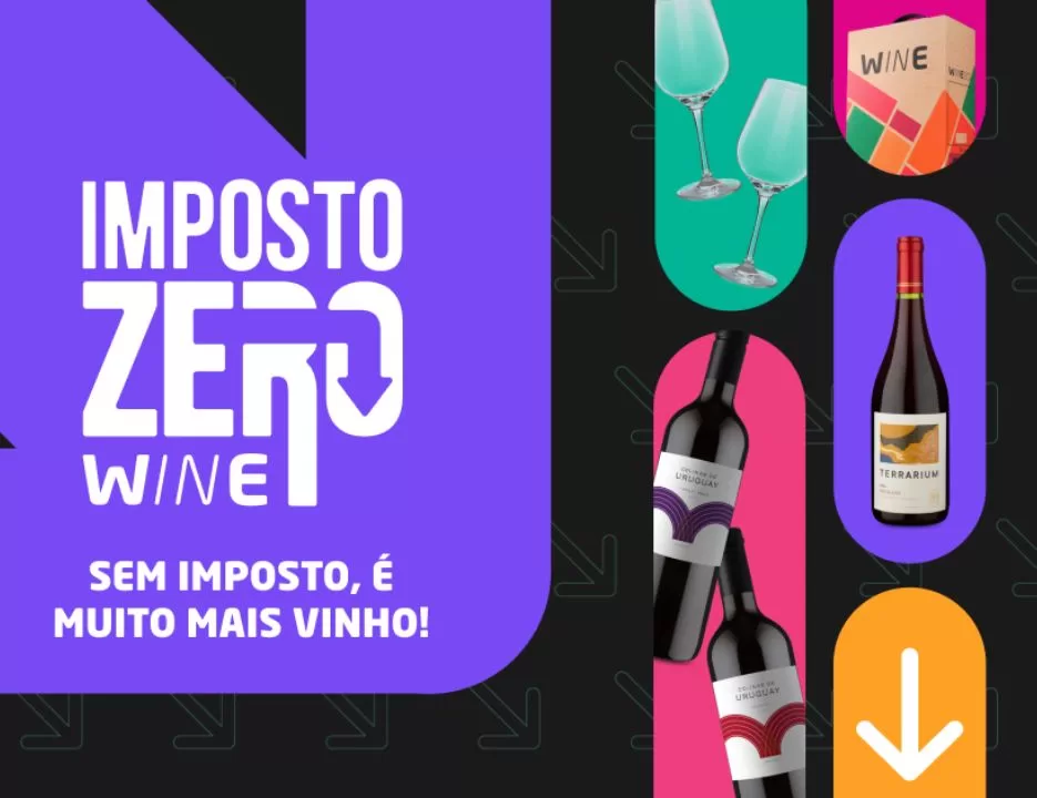 Wine venderá vinhos a R$ 1,00 durante Campanha Imposto Zero