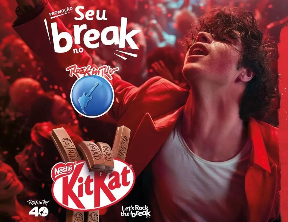 KitKat anuncia promoção para levar fãs ao Rock in Rio